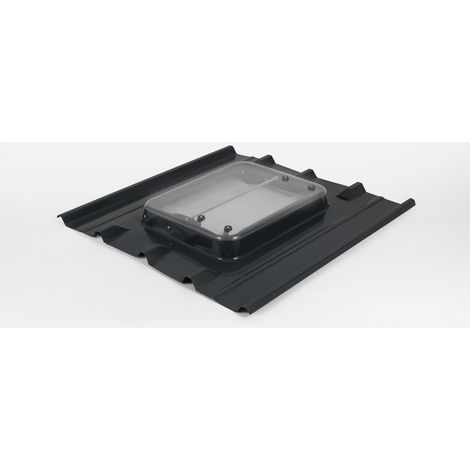 Lucarne de toit pour tôles bac acier ondulés profil 5 ondes – RAL 7016 Gris Anthracite – Vitre Synthétique incassable – LPP LUMICIEL (1/5)