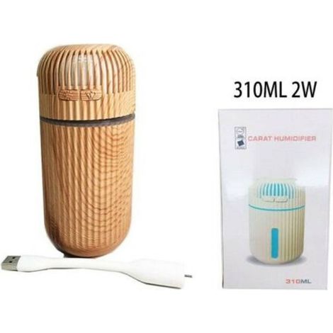 Trade Shop - ULTRASUONI 310 ML 2W USB AROMATERAPIA -