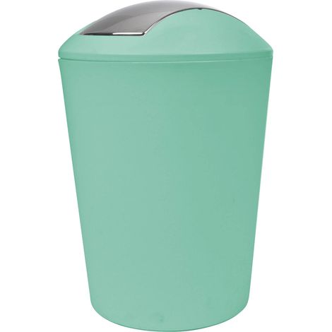 Poubelle a bascule 5.6 L 19 x 28 cm Flic Flac tilleul (1/3)