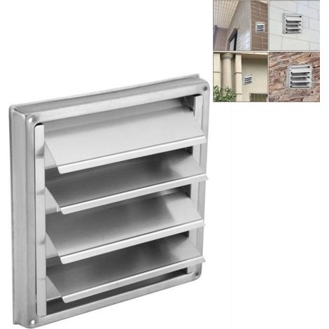 1 article - Grille de ventilation - Remplacement résistant à la rouille pour mur/extérieur et conduit/ventilation durable - 15 cm (1/5)