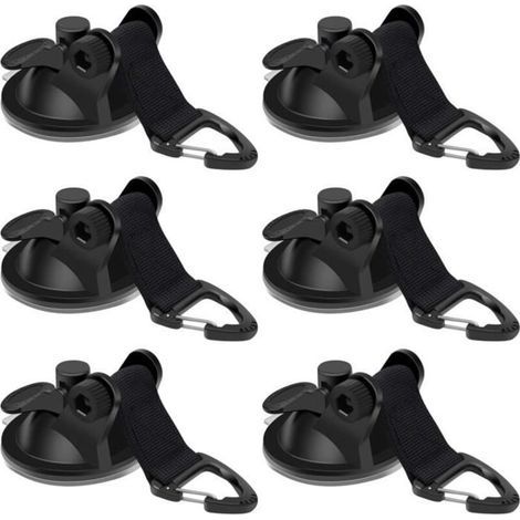 6 PièCes Ancre à Ventouse Ventouses d'ancrage Ancre à Ventouse Camping-Car pour Le Camping, Les Camping-Cars, Tente, Auvent (1/4)