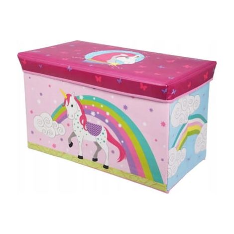 Coffre à jouets pour enfants LICORNE 60x30x35cm MDF