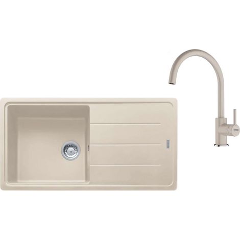 Franke - Set da cucina G280SA, lavello in fragranite BFG 611 e miscelatore FC 6018.082, sahara 114.0700.813 (1/4)