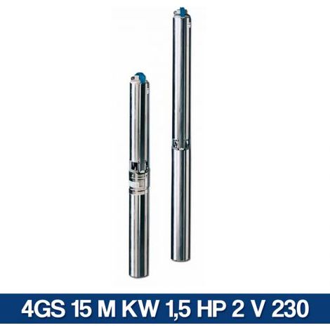 ELETTROPOMPA POMPA SOMMERSA LOWARA 4GS 15 M KW 1,5 HP 2 V 230 (10179)
