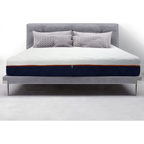 Materasso singolo 80 x 190 Waterfoam 100% Made in Italy Ergonomico e Ortopedico Sostegno Sostenuto Elevata Traspirabilità con Sistema AirFoam Sfoderabile Anallergico, Antibatterico e Antiacaro