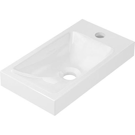 Vasque en saillie LENA fonte minErale blanc (1/3)