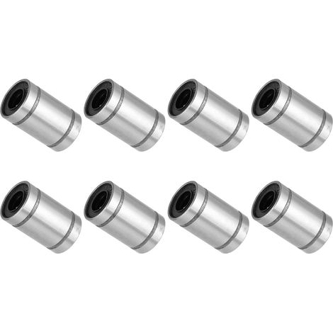 8 pièces LM6UU Roulements à Billes Linéaires 6mm pour Imprimante 3D CNC (1/5)