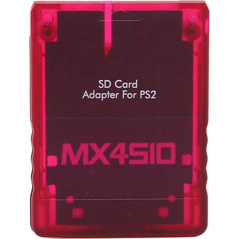 Adaptateur de Carte SD pour MX4SIO SIO2SD Remplacement de L'adaptateur de Carte Mémoire pour Fat Console Rouge Transparent (1/5)