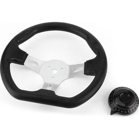 Yctze 270mm Volant Couverture de Volant de Voiture pour go-Kart Accessoire de Chariot de Course Protecteur de Roue de Voiture Universel. (1/5)