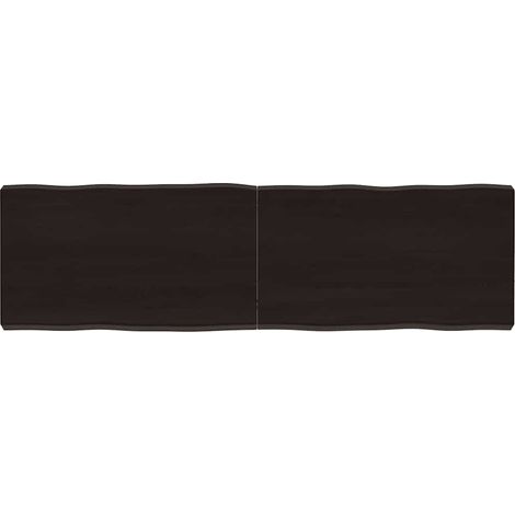 Dessus de table bois massif traité bordure assortie