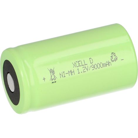 20x XCell Mono Akku Flattop Ni-MH 1,2V 9000mAh D (1/5)