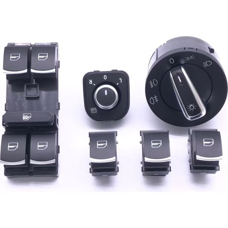 Anwendbar auf Volkswagen Sagitar, Magotan, Tiguan, Golf 6, MK6 Scheinwerfer-Fensterheberschalter (Basismodell) (1/5)
