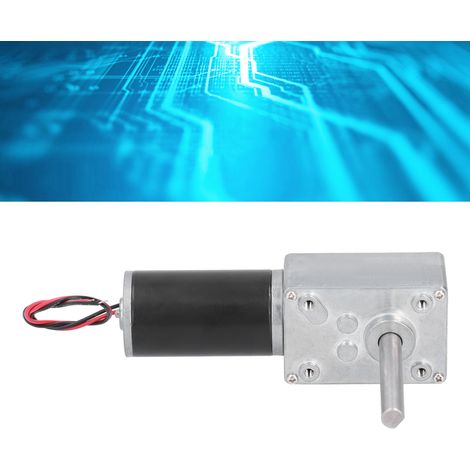 Moteur à engrenage à vis sans fin 5840-31ZY, moteur miniature à courant continu autobloquant, arbre de 51 mm de long, 12 V CC, 40 tr/min (1/5)