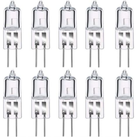Ulisem G4 LED-Lampe, G4 Halogenlampen 35 W 12 V, Warmweiß 2800 K, dimmbare klare Kapsel, 10 Stück (1/4)