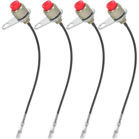 Lot De 4 Interrupteurs Marche/Arrêt Compacts Pour Tondeuse À Gazon 6.10X1.26X0.55 Pouces Pièces De Remplacement Faciles À Installer Pour Jardin (1/5)