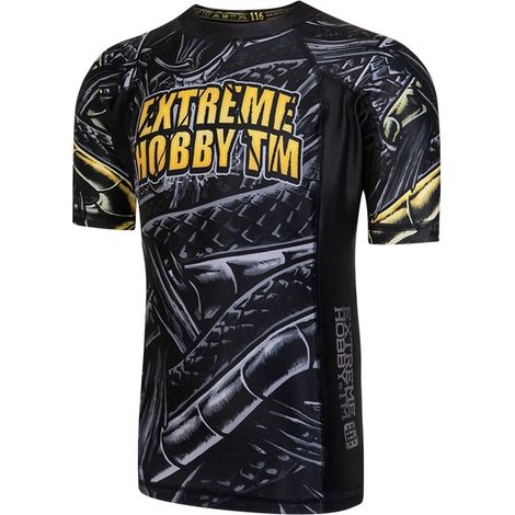 Camiseta de manga corta para niños Bone Crusher 128 negra