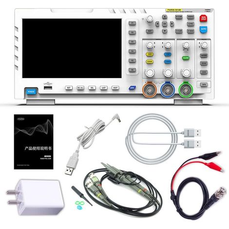 Oscilloscope numérique Portable 1014D 2 en 1 générateur de Signal d'entrée Double Canal 1GSa/s taux d'échantillonnage Oscilloscope de Bureau (1/5)
