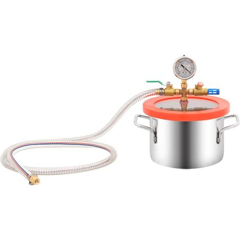 vidaXL Cámara de vacío de acero inoxidable 3,7 L (1/2)