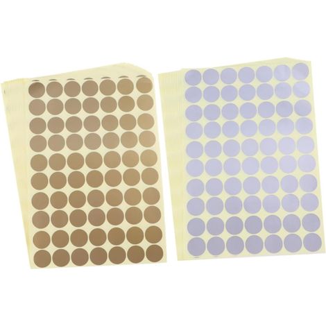 adhésives rondes 19 mm 30 feuilles autocollants circulaires