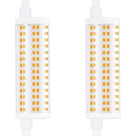20W 118mm R7s Dimmable LED Bulb J118 Daylight 4000K 2200lm Double Ended Spotlight Equivalent to 200W Halogen Bulb for Home, Living Room, Balcony, Hotel, Restaurant, etc. (2pcs) [Energy Class (1/5)