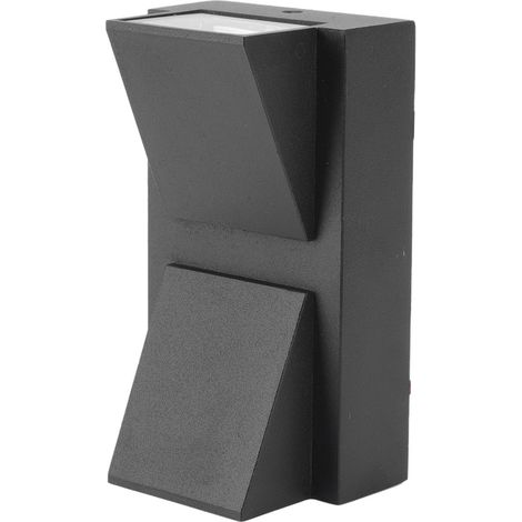 1 Applique murale LED double tête, aluminium imperméable, éclairage haut et bas, pour couloir, escalier, extérieur (1/5)
