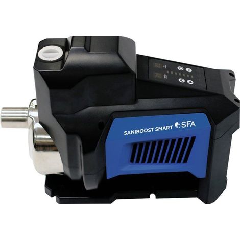 SFA – Surpresseur Saniboost Smart 5,2 m³/h – Vitesse variable 1,5 à 5,5 bar – Silencieux <50 dB – Technologie brushless pour économies d'énergie