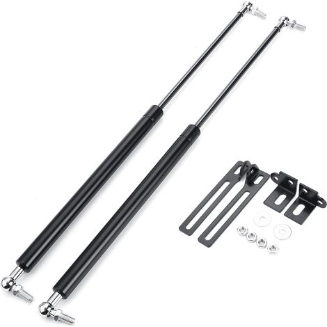 2er-Pack Gasdruckfedern mit Halterung, Haube, Kofferraum, Heckklappe für Auto, Boot, Wohnwagen, für Nissan Qashqai J10 2008 2009 2010-2013 Fantablau (1/4)