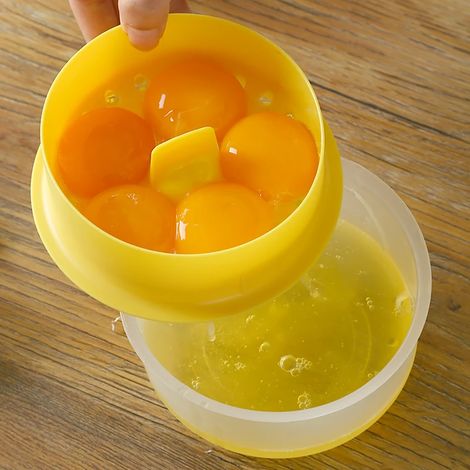 Séparateur d'œufs Séparateur de jaunes d'œufs Gadgets de cuisine et accessoires de cuisson Accueil Outils de cuisine haute capacité Gadgets de cuisine Jaune