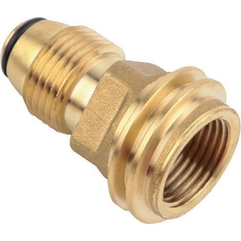 Adaptateur pratique pour barbecues à propane, raccord rapide en laiton (1/5)