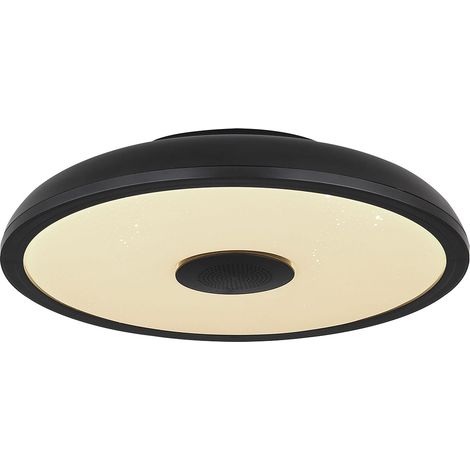 Globo - deckenleuchte - Raffy - schwarz - kunststoff - Ø 28cm -
