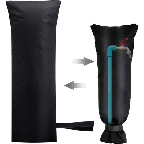 (L) Housse Antigel pour Robinet Extérieur d'Hiver, Protection Imperméable de Jardin, Couvercle pour Protéger du Gel