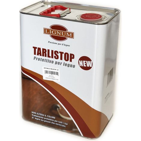 Lignum tarlistop 5lt antitarlo protettivo trasparente per legno (1/4)