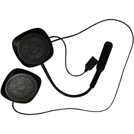 Casque audio sans fil avec microphone pour moto (noir)-M-Black (1/4)