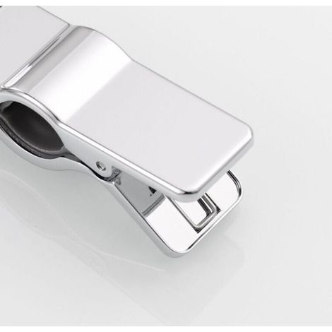 support douchette, Support pour Pommeau de Douche, Support Douche à Main Remplaçable, Support de Douche, 20-25MM à Diamètre Réglable, Métal, Chromé, Sans Perçage (1/3)