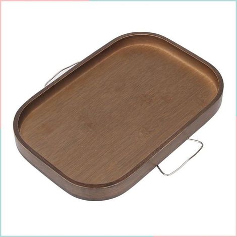 Plateau Accoudoir Canapé Portable Bois Antidérapant
