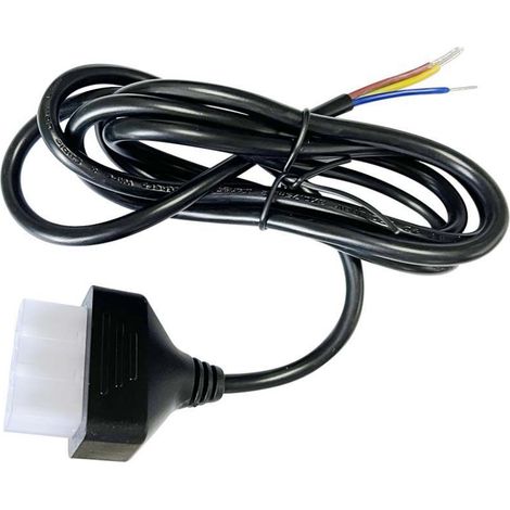 Cable de alimentación negro V-TAC de 1,5 m para conectar luces LED de techo