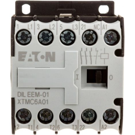 Contattore di potenza 6A 3P 24V AC 0Z 1R dileem-01 (24V 50/60Hz) 051621
