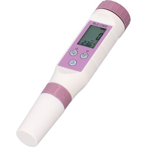 Misuratore di pH digitale con memorizzazione automatica dei dati e punta dell'elettrodo ad alta sensibilità per piscine e trattamento delle acque reflue (1/5)