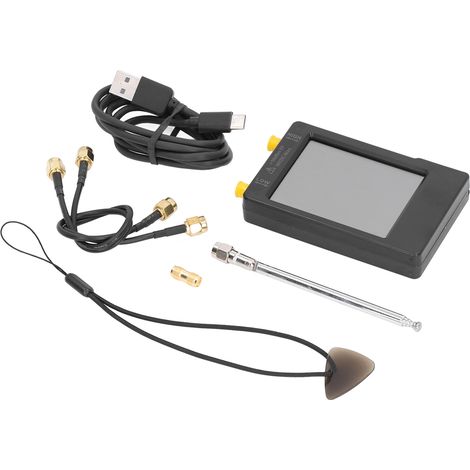 Analyseur de spectre portable 2,8 pouces, analyseur d'antenne 100 kHz-350 MHz et 240 MHz-960 MHz (1/5)