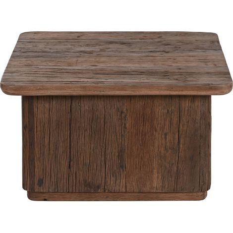 Mesa Centro Madera Reciclada 70X70X39 Marron (1/5)