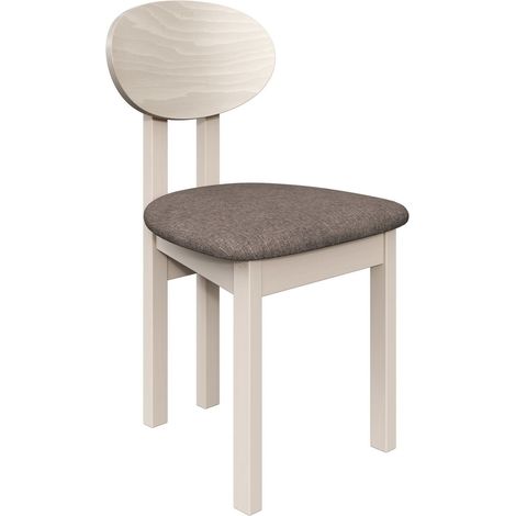 Chaise Victorville 383, Cachemire, 85x47x48cm, Tissu, En bois, Bois (1/5)