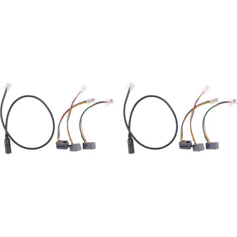 Deux jeux de câbles RJ9 4P4C, un câble adaptateur pour casque de smartphone 3,5 mm vers RJ9, un convertisseur de câble adaptateur pour téléphone IP. (1/5)