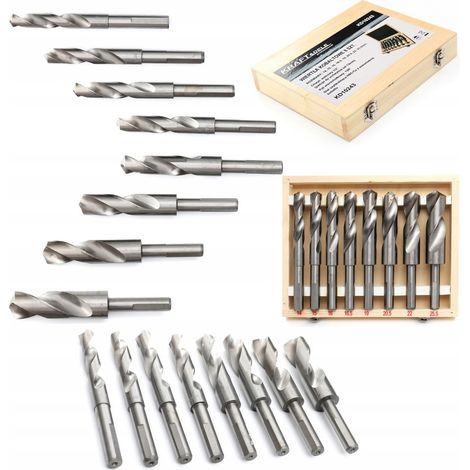 Brocas de cobalto de 14-25,5 mm, 8 unidades, Kraft Dele KD10243 (1/5)