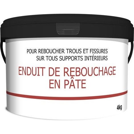 Enduit de rebouchage en pâte, 4 kg (1/2)