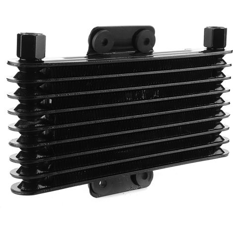 Radiateur de refroidissement d'huile moteur, accessoire universel pour motos, quads et motos tout-terrain de 125 à 250 cm³.