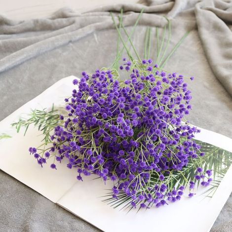 Gypsophile Artificiel Blanc – 10 Pièces Faux Fleurs Décoratives pour Mariage, Couronne, Jardin ou Décoration Intérieure (1/5)