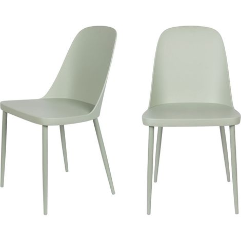 Chaise design, 2 chaises design PIP - Boite à design Vert en Polypropylène, BOITE A DESIGN (1/5)