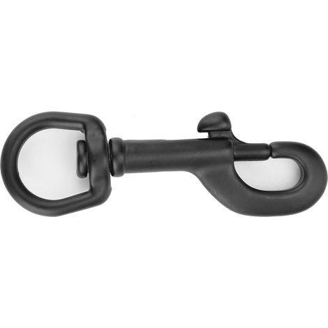Accessoire de plongée sous-marine : hameçon à tête simple pivotant en acier inoxydable 316 (90 mm, noir) (1/5)