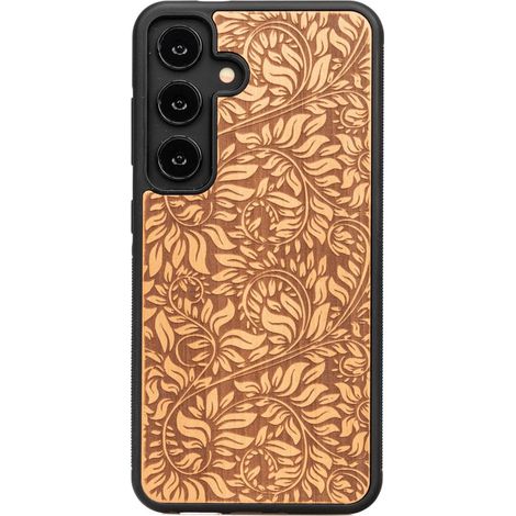 Bewood Holzhülle für Samsung Galaxy S24 Apfelbaumblätter (1/4)