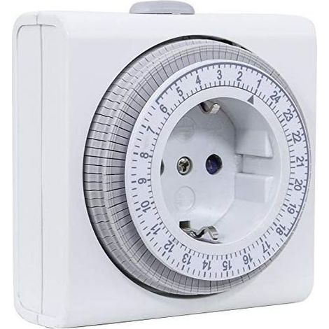 Rev ritter 25020109-00 timer day- mechanical, blanco
